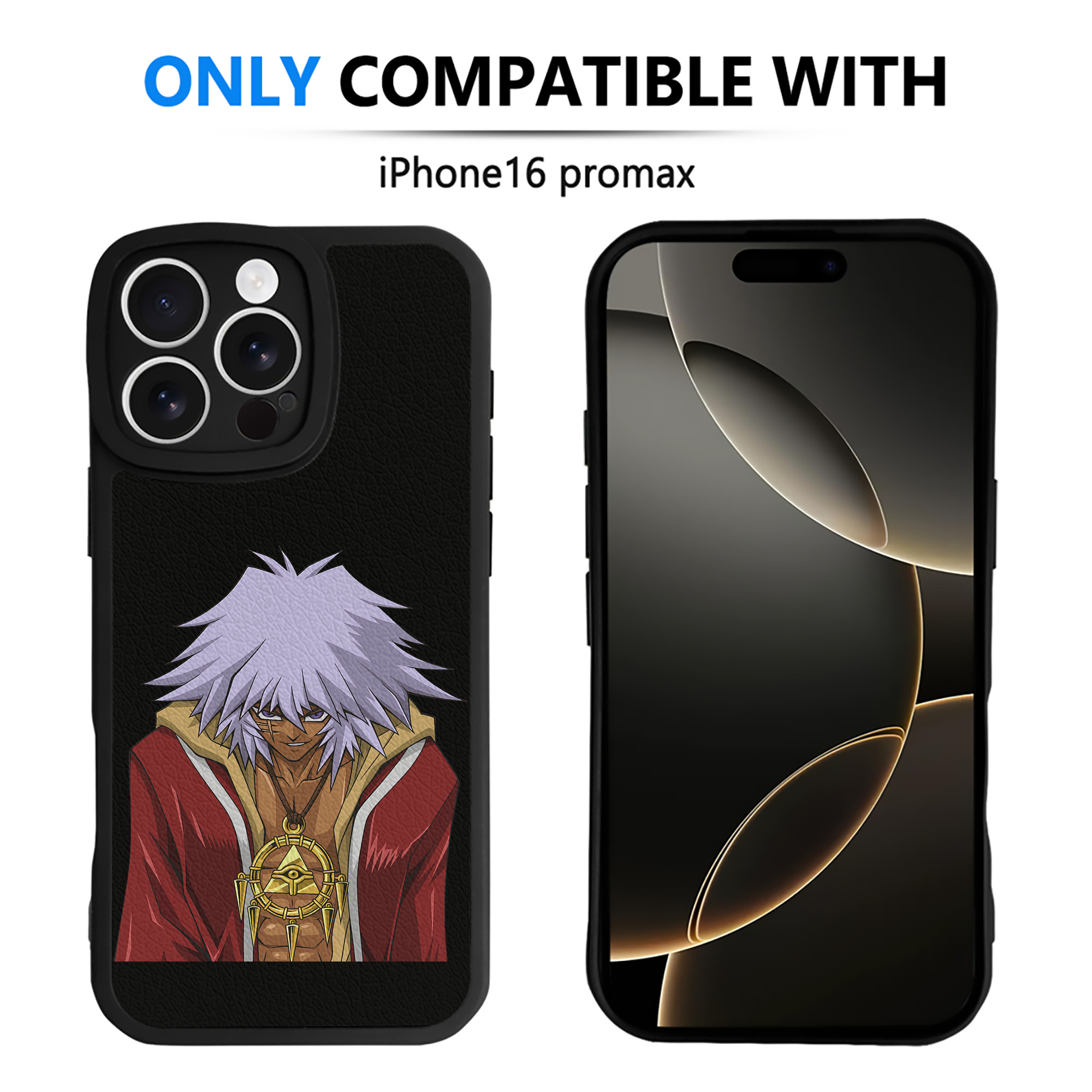 遊☆戯☆王 Yu-Gi-Oh! 【iPhone 16シリーズ対応】シリコンスマホケース（レザー調） 材質：シリコン
